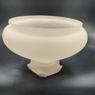 ALAATTİN AVİZE CAMI. SOMON RENKLİ (Alt yuva çapı:20.00cm-h:16.00 cm)