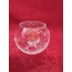 AVİZE CAMI.YUVARLAK, ŞEFFAF RENKTE.ÇATLATILMIŞ DESENLİ. (E.27).Açık ağızlı.