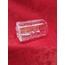 AVİZE CAMI .SİLİNDİR, ŞEFFAF, ÇATLATILMIŞ DESENLİ, (E.27)Çapı:10.00cm-h:15.00cm. .