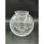 OSMANLI AVİZE CAMI.ŞEFFAF, ÇATLAK DESENLİ.Çapı:15.00cm-Yuva:8.00cm.