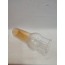 AVİZE LAMBA CAMI. ŞEFFAF - BAL RENKLİ (ALT ÇAP: 7.00cm-h:25.00cm)