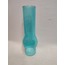 AVİZE LAMBA CAMI .TURKUAZ MAVİ RENKLİ. (Alt çapı:7.00cm-h:25.00cm)