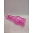 AVİZE LAMBA CAMI.TAM PEMBE RENKLİ. (ALT ÇAP: 7.00cm-h:25.00cm)