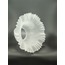 KIVIRCIK AVİZE CAMI.MAT,(Buzlu cam gibi) RENKTE.Alt çapı:10,00cm-h:15,50cm.