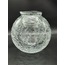 OSMANLI AVİZE CAMI.ŞEFFAF, ÇATLAK DESENLİ.Çapı:15.00cm-Yuva:8.00cm.
