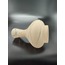 AVİZE LAMBA CAMI. SOMON RENKLİ. SUYOLU DESENLİ.ALT ÇAPI:8.00cm-h:18.00cm)