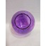 GLOB AVİZE CAMI.MOR renkli,çatlatılmış desenli.(Çapı:15.00 cm-Yuvası:7.00 cm).