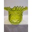 KIVIRCIK AVİZE CAMI. TAM AÇIK YEŞİL .(ALT ÇAP: 10.00cm),h:15,50cm
