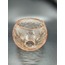 KÜÇÜK AVİZE CAMI . BAL RENKLİ, ÇATLAK DESENLİ,(E.14), (ÇAP: 10.00cm- DUY YUVASI: 3.00)