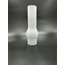 AVİZE LAMBA CAMI. MAT, BEYAZ RENKLİ. (ALT ÇAP: 7.00cm-h:25.00cm)