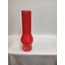 AVİZE LAMBA CAMI.TAM KIRMIZI RENKLİ.(Alt çap:7.00cm-h:25.00cm)