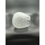 AVİZE CAMI. MAT, ÇATLATILMIŞ, ALEV DESENLİ. (E.27).Normal ampule göre.