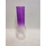 AVİZE LAMBA CAMI. ŞEFFAF - LİLA RENKLİ. (ALT ÇAP:7.00cm-h:25.00cm)