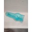 AVİZE LAMBA CAMI .TURKUAZ MAVİ RENKLİ. (Alt çapı:7.00cm-h:25.00cm)