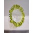 KIVIRCIK ABAJUR CAMI. AÇIK YEŞİL - ŞEFFAF, RENKLİ.alt çapı:10,00cm,h:15,50cm