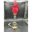 KIVIRCIK CAM BAŞLIKLI GOLD ABAJUR
