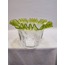 KIVIRCIK ABAJUR CAMI. AÇIK YEŞİL - ŞEFFAF, RENKLİ.alt çapı:10,00cm,h:15,50cm