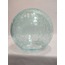 GLOB AVİZE CAMI .TURKUAZ MAVİ RENKLİ, ÇATLATILMIŞ DESENLİ (ÇAP: 15.00cm- DUY YUVASI: 7.00cm)