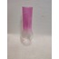 AVİZE LAMBA CAMI. ŞEFFAF - PEMBE RENKLİ. (ALT ÇAP:7.00cm-h:25.00cm.