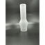 AVİZE LAMBA CAMI. MAT RENKTE, KESME DESENLİ. (ALT ÇAP: 7.00cm-h:25.00cm)