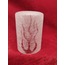 AVİZE CAMI. SİLİNDİR, MAT, ÇATLATILMIŞ, ALEV DESENLİ,Çap:10.00cm-h:14.0cm.Normal ampule.