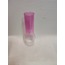 AVİZE LAMBA CAMI. ŞEFFAF - PEMBE RENKLİ. (ALT ÇAP:7.00cm-h:25.00cm.