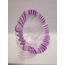 KIVIRCIK AVİZE CAMI. LİLA-ŞEFFAF RENKLİ. (ALT ÇAP: 10.cm).h:15,50cm.)