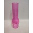 AVİZE LAMBA CAMI.TAM PEMBE RENKLİ. (ALT ÇAP: 7.00cm-h:25.00cm)