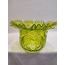 KIVIRCIK AVİZE CAMI. TAM AÇIK YEŞİL .(ALT ÇAP: 10.00cm),h:15,50cm