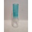 AVİZE LAMBA CAMI. ŞEFFAF - TURKUAZ MAVİ RENKLİ. ( Alt çapı:7.00cm-h:25.00cm)