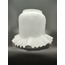 KIVIRCIK AVİZE CAMI. TAM SÜT BEYAZ RENKTE.alt çapı:10,00cm.h:15,50cm