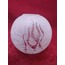 AVİZE CAMI .YUVARLAK ,MAT, ÇATLATILMIŞ, ALEV DESENLİ.(E.27).Açık ağızlı. )