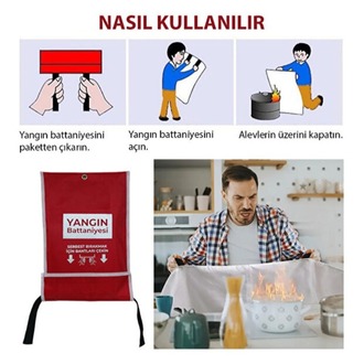 Yangın Battaniyesi 100x150 cm