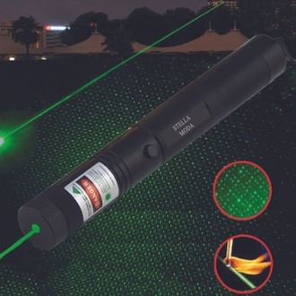 Yeşil Lazer Pointer Yüksek Güçlü Lazer Işaretçisi Şarjlı Anahtar Emniyetli