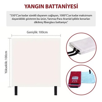 Yangın Battaniyesi 100x100cm
