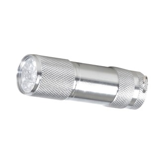 Mini El Feneri 9 LED Alüminyum Cep El Feneri, Acil Durumlar İçin Kordonlu
