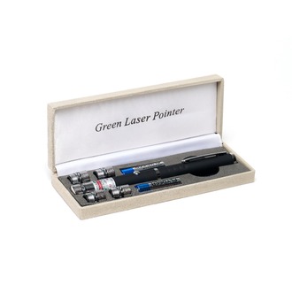 Yeşil Lazer Pointer Pilli 5 Başlıklı