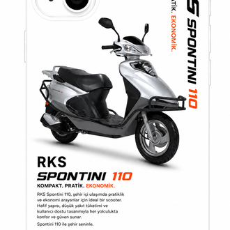 IPhone | RKS SPONTİNİ Özel Tasarımlı | Lansman Slikonlu Kılıf
