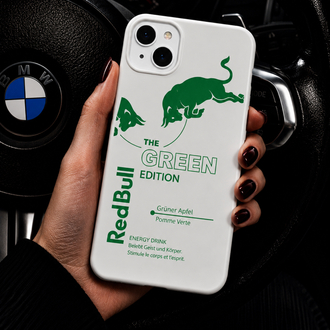 IPhone | REDBULL YEŞİL Özel Tasarımlı | Lansman Slikonlu Kılıf 