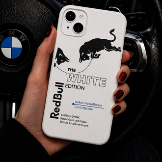 IPhone | REDBULL SİYAH Özel Tasarımlı | Lansman Slikonlu Kılıf 