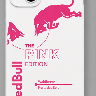 IPhone | REDBULL PEMBE Özel Tasarımlı | Lansman Slikonlu Kılıf 