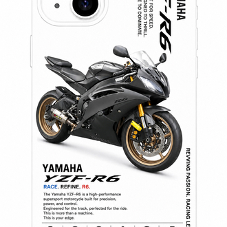 IPhone | YAMAHA YZF R6 Özel Tasarımlı | Lansman Slikonlu Kılıf