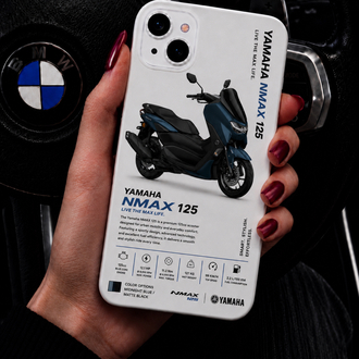IPhone | YAMAHA NMAX 125 Özel Tasarımlı | Lansman Slikonlu Kılıf 
