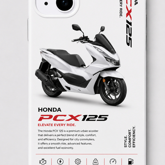 IPhone | HONDA PCX 125 Özel Tasarımlı | Lansman Slikonlu Kılıf 