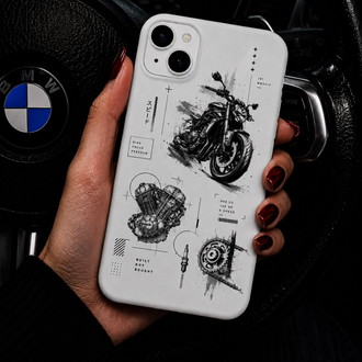 IPhone | MOTOR Özel Tasarımlı | Lansman Slikonlu Kılıf 