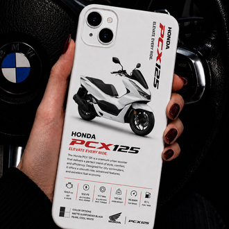 IPhone | HONDA PCX 125 Özel Tasarımlı | Lansman Slikonlu Kılıf 