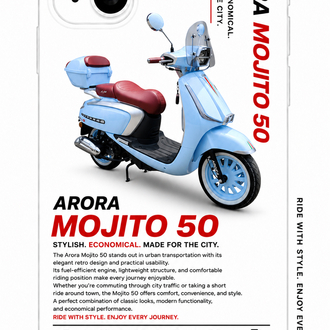 IPhone | ARORA MOJİTO 50 Özel Tasarımlı | Lansman Slikonlu Kılıf 
