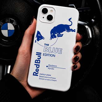 IPhone | REDBULL MAVİ Özel Tasarımlı | Lansman Slikonlu Kılıf 