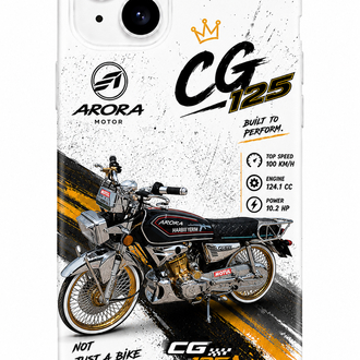 IPhone | ARORA CG 125 Özel Tasarımlı | Lansman Slikonlu Kılıf 