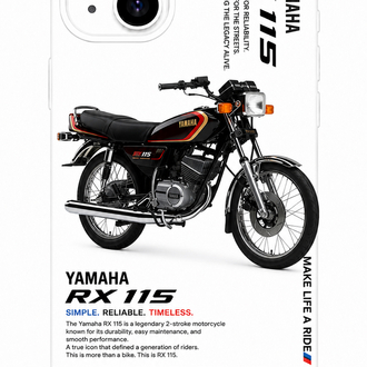 IPhone | YAMAHA RX 115 Özel Tasarımlı | Lansman Slikonlu Kılıf